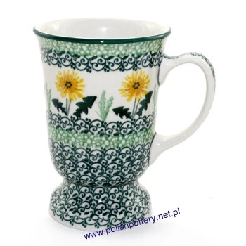 Kubek na stopce 0,28L dek. 2851Q Mlecze